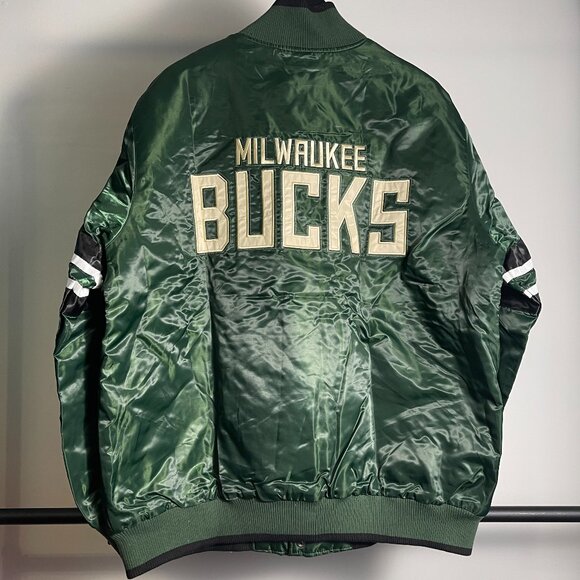 Mens Starter Milwaukee Bucks jacket size 2XL - Picture 2 of 2